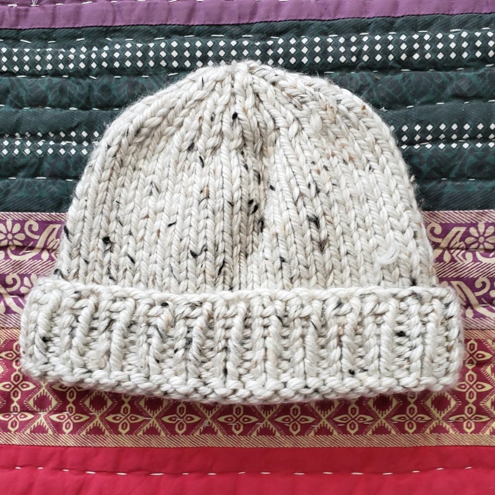 Hand Knit Unisex Kids Winter Hat, NWOT